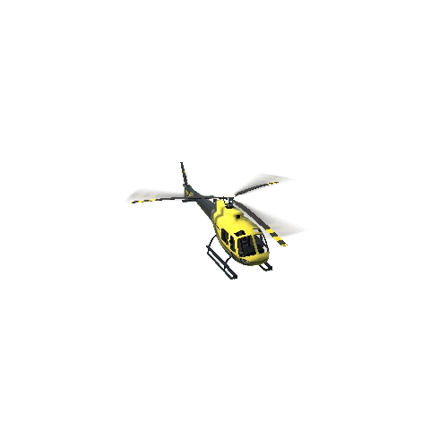 Helicopter YellowBlack